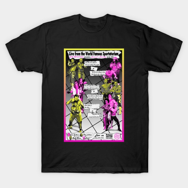 Pro Wrestling Dream Matches, Vol. 1 T-Shirt by ifowrestling